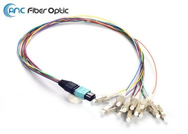 De Vezel Optische Kabel 0.9mm van OM3 MPO de Assemblage van de Uitrustingskabel voor MPO-Cassette